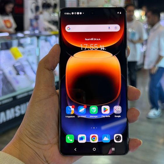 ยี่ห้ออื่นๆ 512 GB IQOO 12 5G สีดำ(Alpha) เครื่องศูนย์ สภาพสวย จอ6.78นิ้ว แรม16รอม512 Snap8 Gen3 กล้อง64ล้าน(3ตัว)❤️❤️