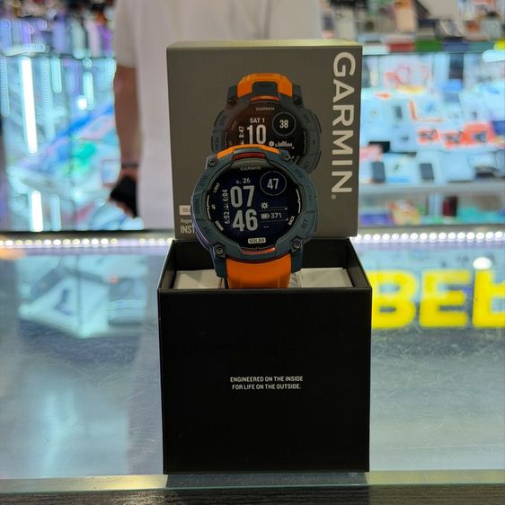 อื่นๆ อื่นๆ GARMIN Instinct 3 Solar ขนาด50mm. ตัวเรือนสีTwilight  สายสีSolstice สภาพสวยมากๆ ครบยกกล่อง🔥🔥