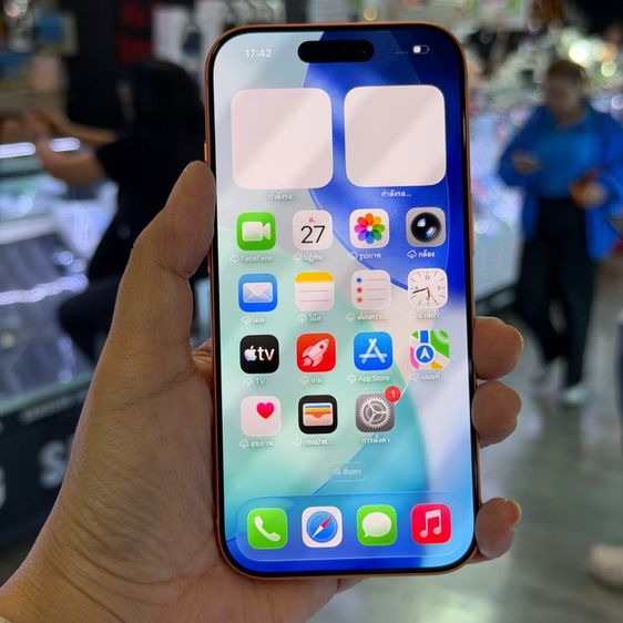 iPhone17 Pro 256GB สีส้ม เครื่องศูนย์ สภาพสวยมากๆ สุขภาพแบต100(รอบชาร์จ7) ประกันศูนย์ยาวๆ🔥🔥 รูปที่ 2