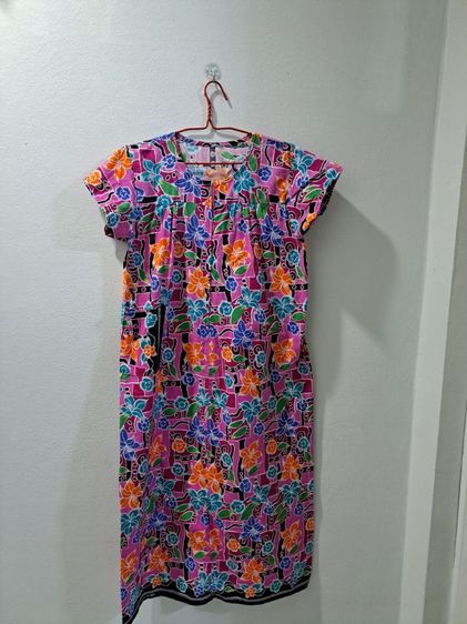 ชุดนอนชุดอยู่บ้าน ลายผ้าปาเต๊ะ (ผู้ใหญ่) รูปที่ 2