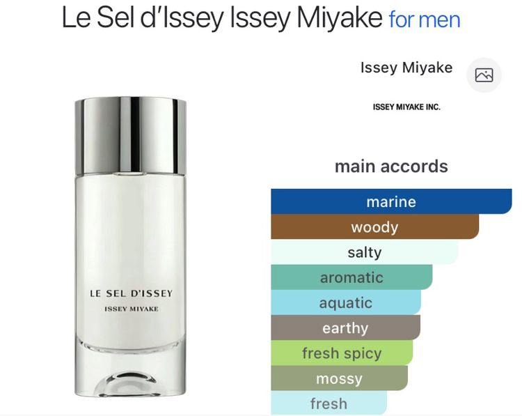 🔥 HOT🔥 น้ำหอมแท้ 💯 Issey Miyake Le Sel d’Issey EDT 100ml (Tester Box)  หอมสะอาดหรู มีคลาส ผู้ชายอบอุ่นที่ใครก็อยากเข้าใกล้ รูปที่ 2