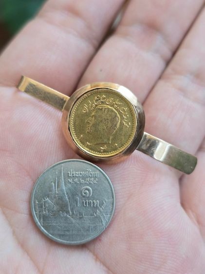 Clip Coin 12 22k Gold หน้าเหรียญ ที่หนีบแบงค์หรือเนคไท เ รูปที่ 9
