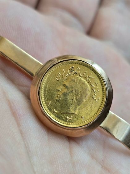 Clip Coin 12 22k Gold หน้าเหรียญ ที่หนีบแบงค์หรือเนคไท เ รูปที่ 6