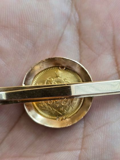 Clip Coin 12 22k Gold หน้าเหรียญ ที่หนีบแบงค์หรือเนคไท เ รูปที่ 17
