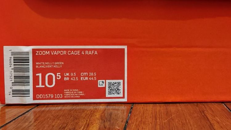 nike zoom vapor cage 4 2000baht รูปที่ 2