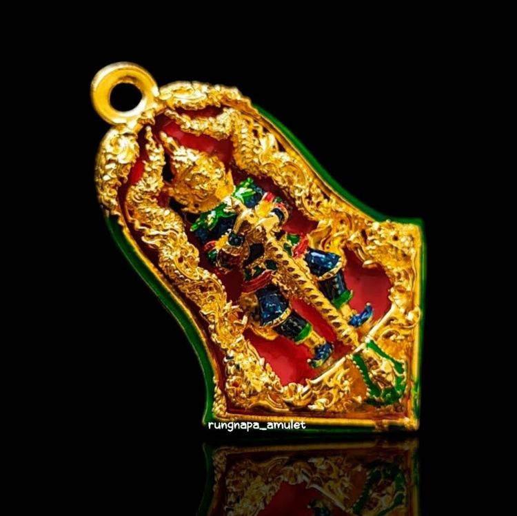  เหรียญหล่อพุทธศิลป์  ท้าวเวสสุวรรณโณ จตุมหาราชิกา พุทธศิลป์ทรงจำปี65 วัดจุฬามณี พิมพ์ใหญ่ รายการ1.8 เนื้อมหาชนวน อาบทองคำ ลงยาสี รูปที่ 7