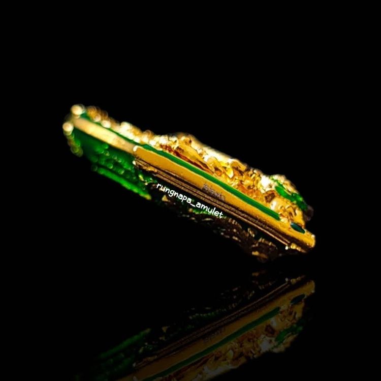  เหรียญหล่อพุทธศิลป์  ท้าวเวสสุวรรณโณ จตุมหาราชิกา พุทธศิลป์ทรงจำปี65 วัดจุฬามณี พิมพ์ใหญ่ รายการ1.8 เนื้อมหาชนวน อาบทองคำ ลงยาสี รูปที่ 5