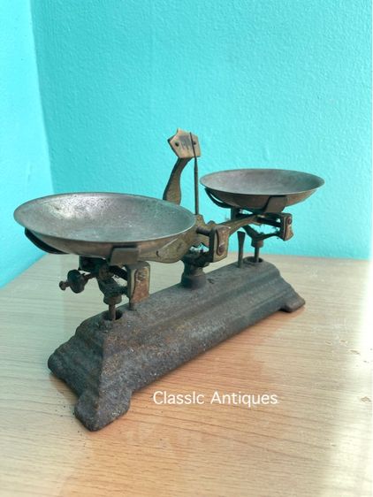 ตาชั่งทอง ตาชั่งยาจีน โบราณเก่าสะสม รูปที่ 3