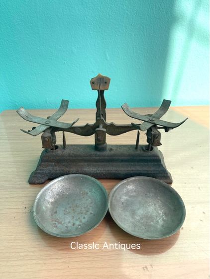 ตาชั่งทอง ตาชั่งยาจีน โบราณเก่าสะสม รูปที่ 10