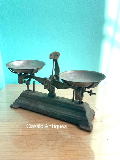 ตาชั่งทอง ตาชั่งยาจีน โบราณเก่าสะสม รูปที่ 8