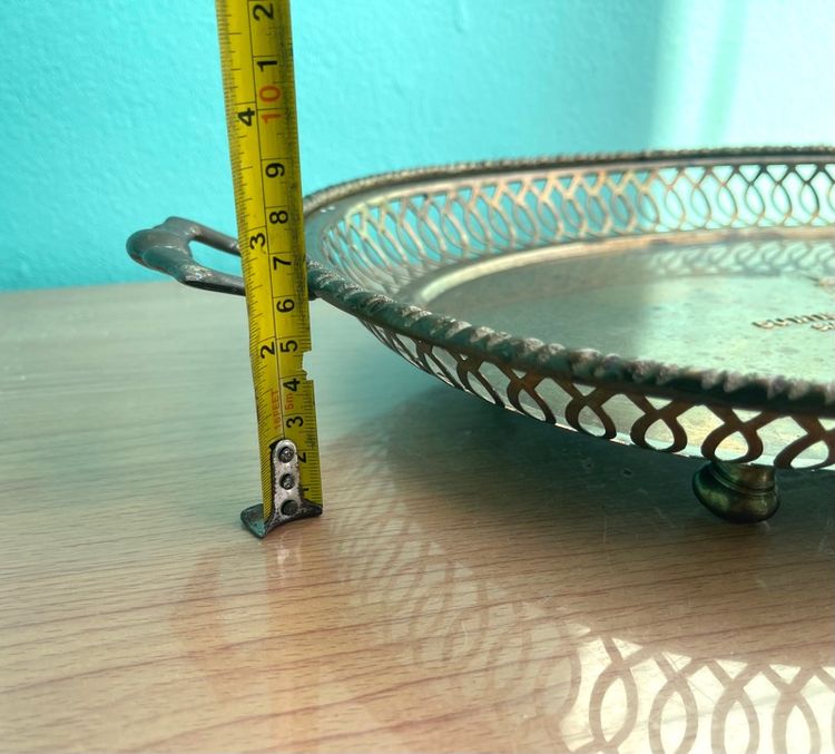 ถาด ทองเหลือง ธนาคารนครหลวงไทยจำกัด โบราณเก่าสะสม รูปที่ 14