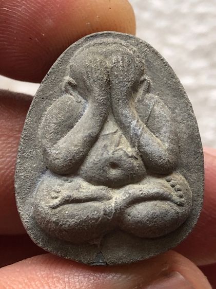 พระปิดตาหลวงปู่โต๊ะ ยันต์ดวงเล็ก เนื้อใบลาน  รูปที่ 2