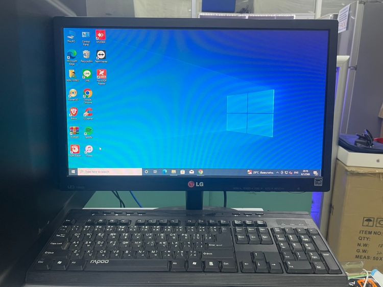 จอภาพ จอคอม LG 19 นิ้ว 19M35D-B จอสวย ไม่เบิร์น ใช้งานได้ดี ราคาถูกใจ