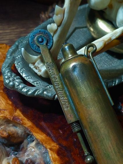 ไฟแช็ค IMCO เก่าโบราณสมัยสงครามโลกผลิตจากประเทศออสเตรีย รูปที่ 3