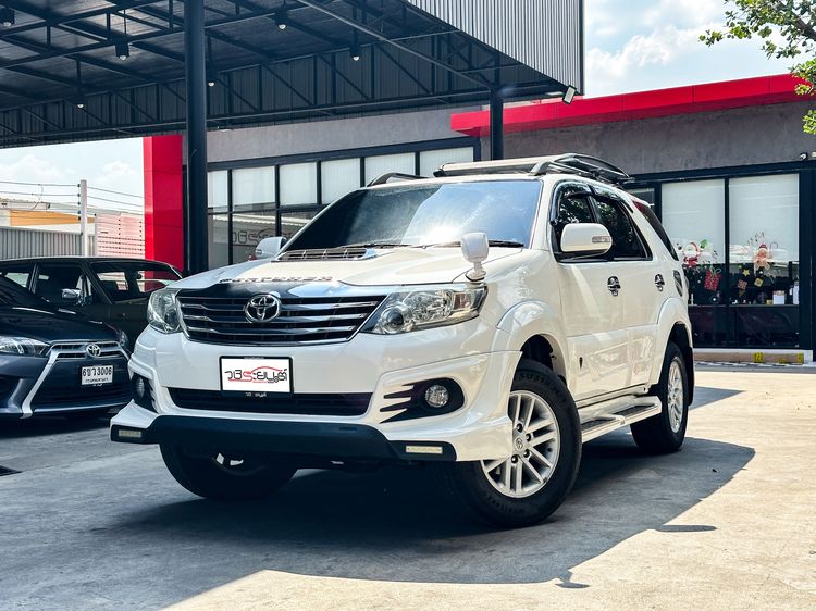 Toyota Fortuner 2012 2.5 G Utility-car ดีเซล เกียร์ธรรมดา ขาว