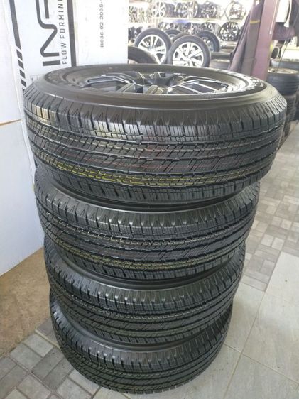 แม็กมิตซู ขอบ17 สีอบpowder coat พร้อมยางป้ายแดงบริสโตน 255 70 17 ปี25 ยางป้ายแดงมีตุ่มหน้ายางทุกเส้นใส่ triton ปาเจ19500 รูปที่ 15