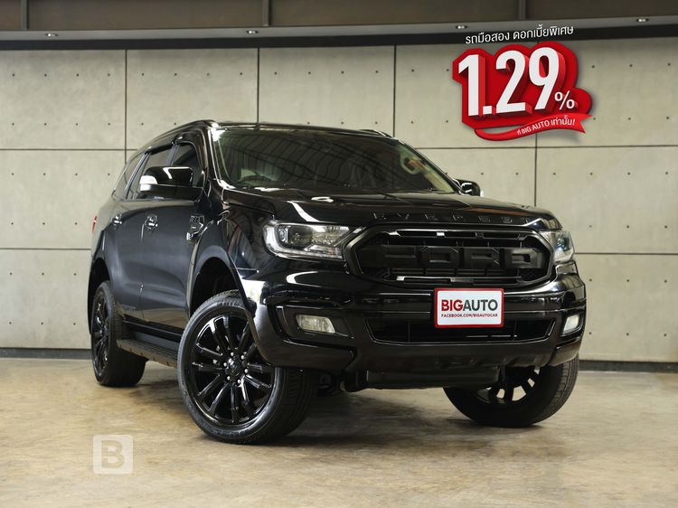รถ Ford Everest 2.0 Titanium Sport สี ดำ