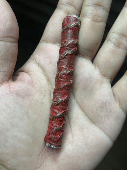 ตะกรุด3.7นิ้ว ไม่ทราบที่ ลงรักชาดแดง (มีสินค้าหลายรายการกดเข้ามาดูในโปรไฟล์ได้เลยครับ) รูปที่ 2