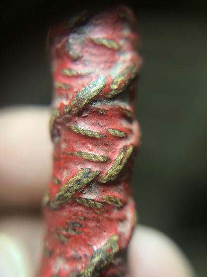 ตะกรุด3.7นิ้ว ไม่ทราบที่ ลงรักชาดแดง (มีสินค้าหลายรายการกดเข้ามาดูในโปรไฟล์ได้เลยครับ)