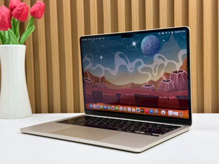 MacBook Air 13.6-inch M3 2024 Ram8GB SSD256GB Starlight  รูปที่ 2