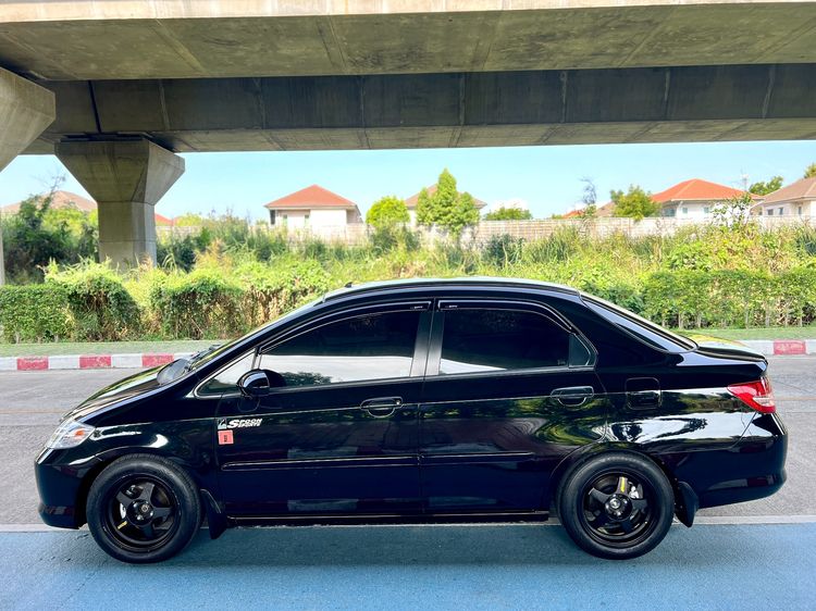 Honda City 2005 1.5 EXi Sedan เบนซิน ไม่ติดแก๊ส เกียร์อัตโนมัติ ดำ รูปที่ 4