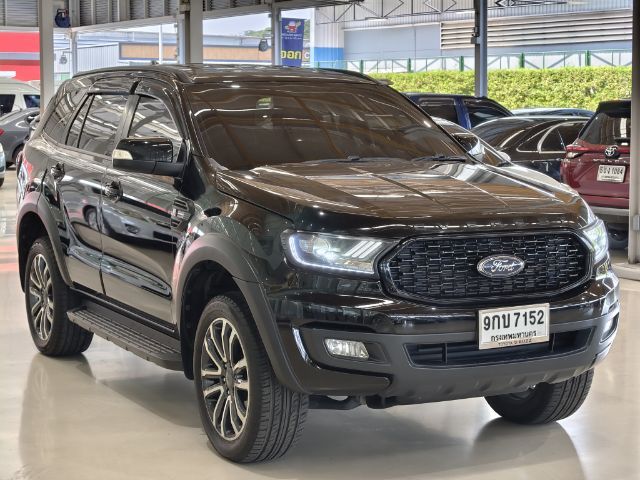 Ford Everest 2019 2.0 Titanium Utility-car ดีเซล ไม่ติดแก๊ส เกียร์อัตโนมัติ ดำ รูปที่ 3