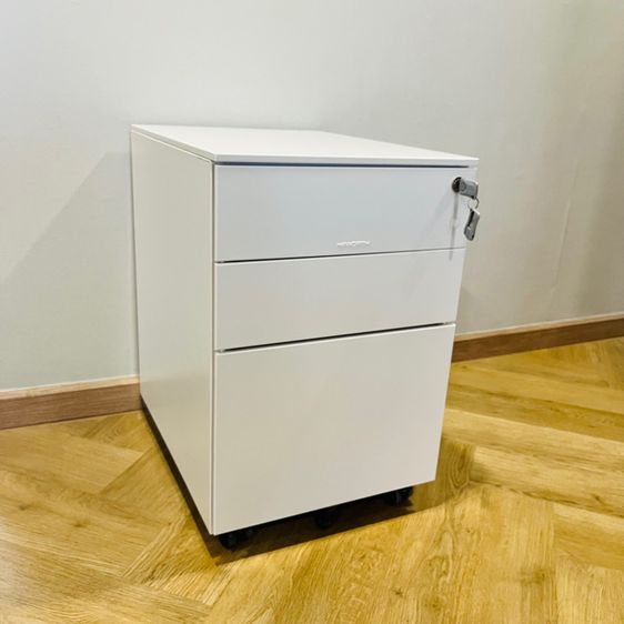 Haworth White Metal Mobile Pedestal. รูปที่ 6