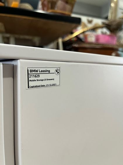 Haworth White Metal Mobile Pedestal. รูปที่ 9