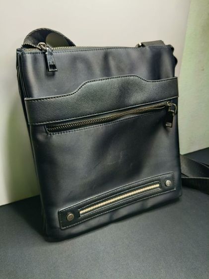 ไม่ระบุ ดำ หนังแท้ อื่นๆ กระเป๋าสะพายข้าง Urban Style วัสดุพรีเมียม ทนทาน ฟังก์ชันครบ จบในใบเดียว