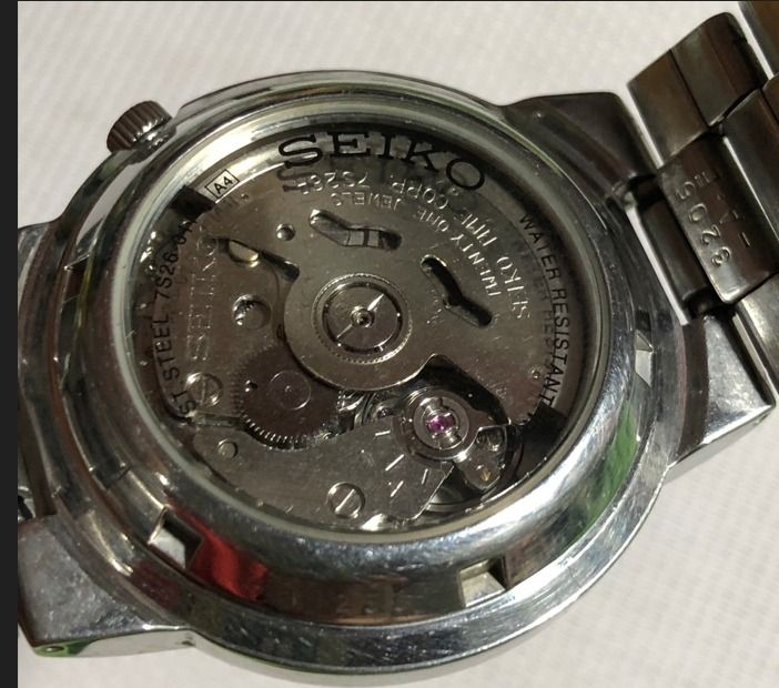 Seiko 5 automatic หน้าน้ำเงินลูกฟูก วินเทจมากๆ  รูปที่ 3