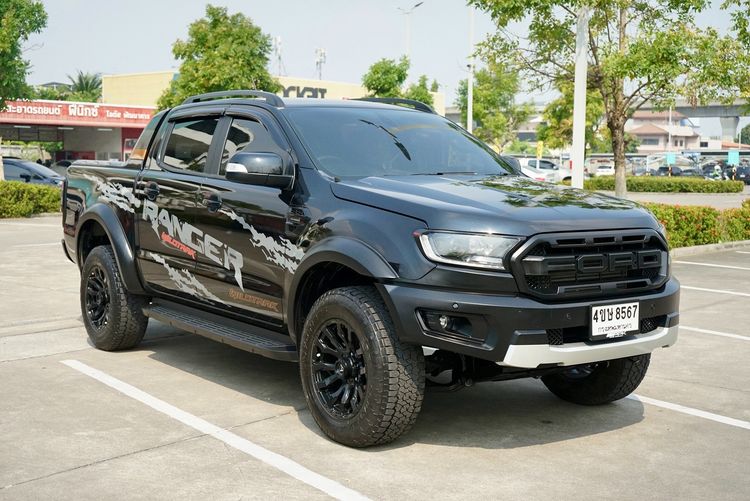 Ford Ranger 2023 2.0 Turbo Hi-Rider Wildtrak Pickup ดีเซล เกียร์ธรรมดา ดำ รูปที่ 2