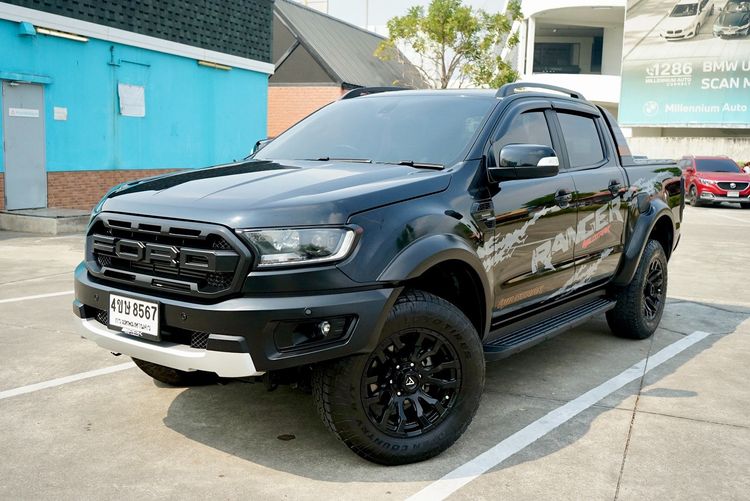 รถ Ford Ranger 2.0 Turbo Hi-Rider Wildtrak สี ดำ