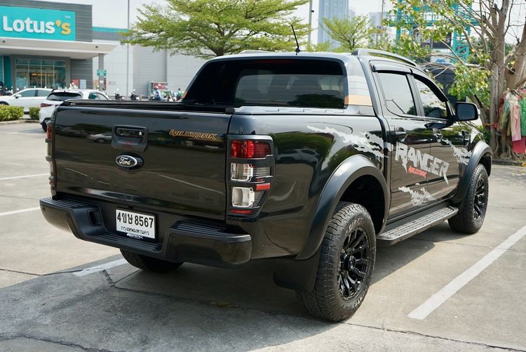 Ford Ranger 2023 2.0 Turbo Hi-Rider Wildtrak Pickup ดีเซล เกียร์ธรรมดา ดำ รูปที่ 3