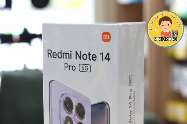 📱Xiaomi Redmi Note 14 Pro 5G 256GB  สี Midnight Black ใหม่ มือ 1  รูปที่ 2