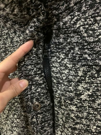 เสื้อโค้ทสั้นผ้าทวีดแบบมีปกกว้าง แบรนด์ญี่ปุ่น  INGNI ใส่กันหนาว กันลม บุผ้าอย่างดี บุซับในหน รูปที่ 6