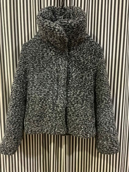 เสื้อโค้ทสั้นผ้าทวีดแบบมีปกกว้าง แบรนด์ญี่ปุ่น  INGNI ใส่กันหนาว กันลม บุผ้าอย่างดี บุซับในหน รูปที่ 5