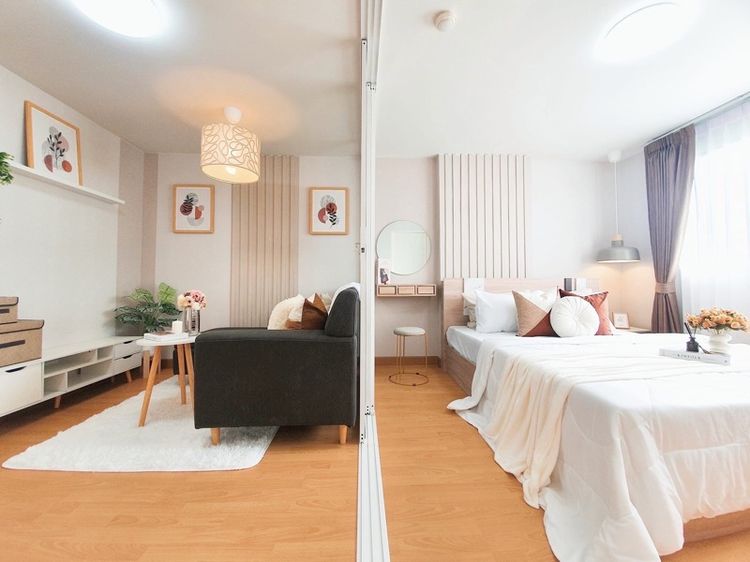 ตกแต่งครบ LPN Development ไม่อนุญาต ใช่ ขายคอนโดลุมพินี แฮปปี้แลนด์ รูปที่ 4