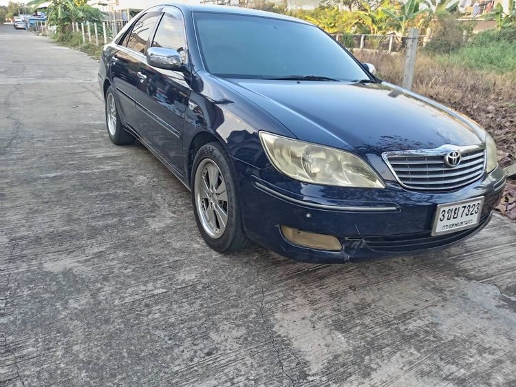 Toyota Camry 2002 2.4 Q Sedan เบนซิน LPG เกียร์อัตโนมัติ น้ำเงิน รูปที่ 3