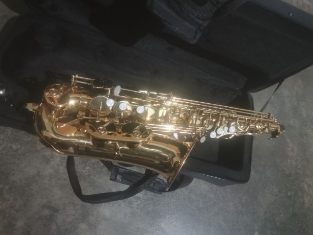 Alto sax ของใหม่เล่น2-3ครั้ง ราคาถูกมาก อุปกรณ์ครบไม่เคยตกหรือกระเเทก ใช้งานปกติ รูปที่ 2