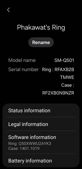 Samsung Galaxy Ring สีเงิน (Titanium Silver) Size 11 สภาพใหม่พร้อมกล่อง รูปที่ 6