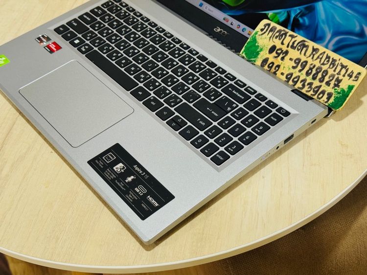 Acer Aspire Ryzen5 Series7 Radeon Graphic ,Ram 16G , M.2 Pcle 512G ประกันศูนย์ รูปที่ 3