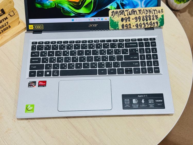 Acer Aspire Ryzen5 Series7 Radeon Graphic ,Ram 16G , M.2 Pcle 512G ประกันศูนย์ รูปที่ 8
