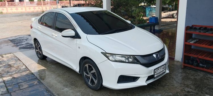 Honda City 2015 1.5 S เบนซิน เกียร์อัตโนมัติ ขาว รูปที่ 2