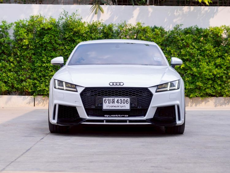 Audi Audi TT 2018 2.0 TFSI Quattro S Line 4WD Sedan เบนซิน ไม่ติดแก๊ส เกียร์อัตโนมัติ ขาว รูปที่ 2