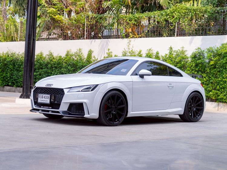 Audi Audi TT 2018 2.0 TFSI Quattro S Line 4WD Sedan เบนซิน ไม่ติดแก๊ส เกียร์อัตโนมัติ ขาว รูปที่ 3