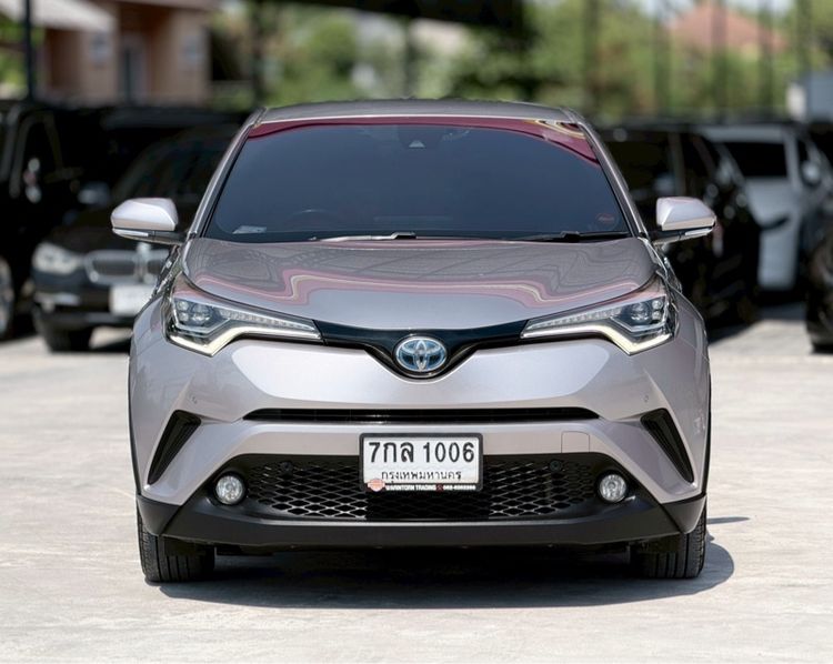 Toyota C-HR 2018 1.8 HV Hi Utility-car ไฮบริด ไม่ติดแก๊ส เกียร์อัตโนมัติ เทา รูปที่ 2