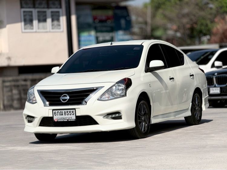 Nissan Almera 2016 1.2 VL Sportech Sedan เบนซิน ไม่ติดแก๊ส เกียร์อัตโนมัติ ขาว รูปที่ 3