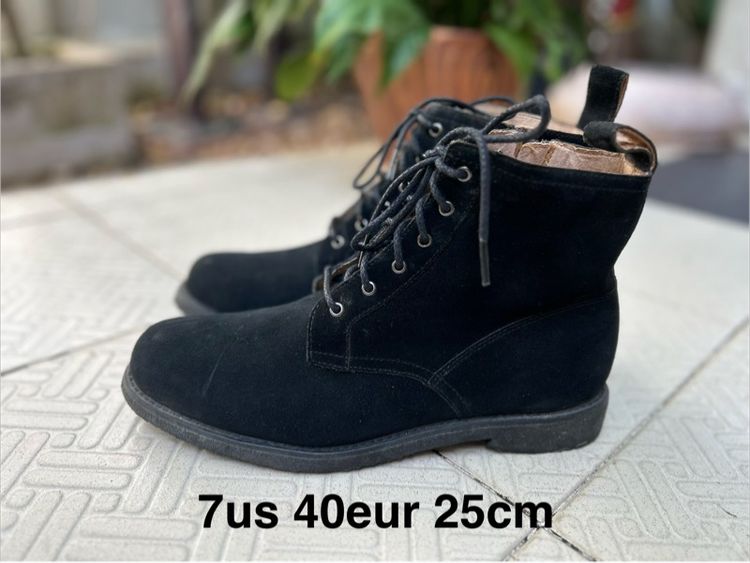 ดำ หนังแท้ UK 6.5 | EU 40 | US 7 อื่นๆ รองเท้าบู๊ท