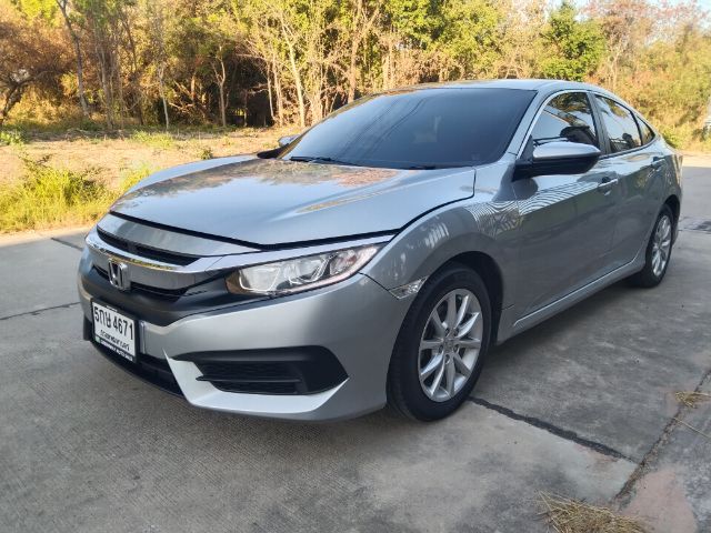 Honda Civic 2017 1.8 E i-VTEC เบนซิน เกียร์อัตโนมัติ เทา รูปที่ 2