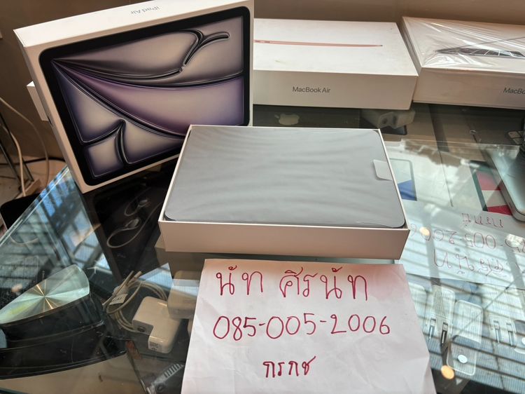 ขาย ipad Air gen7 M3 128 ยกกล่องไร้รอย ศูนย์ไทย อายุ5 เดือน ประกันเหลือเยอะ ขาย13900 บาท ครับ รูปที่ 4